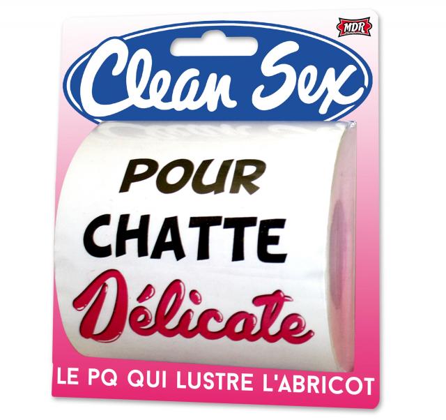 Papier toilette Clean Sex Femme